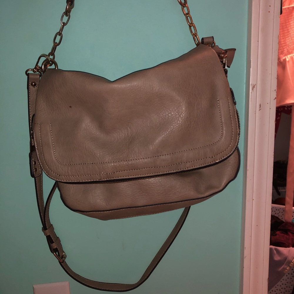 Grey large sized purse